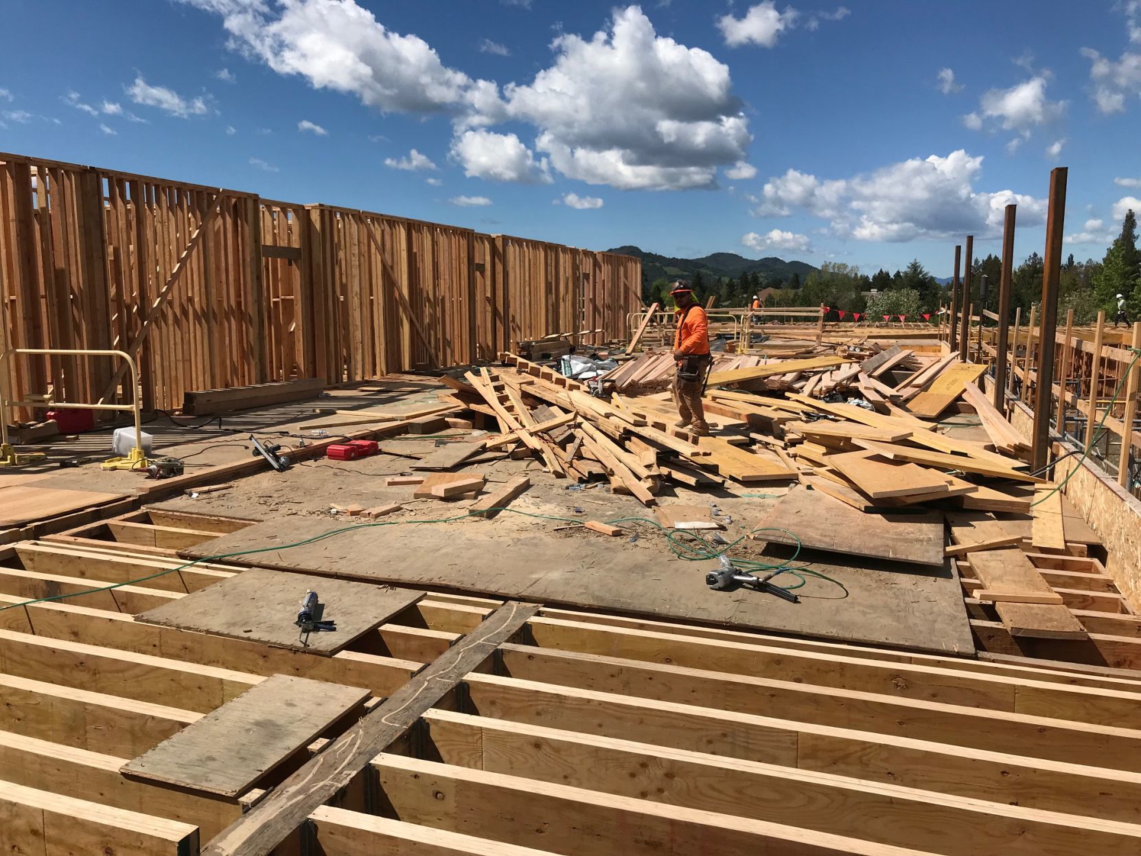 Construction at the new Watermark at Napa Valley senior living community on Solano Avenue